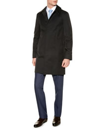 Black Aquascutum Mens Raincoat