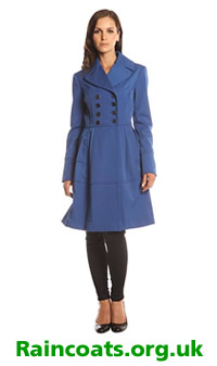 Blue Women's Raincoat