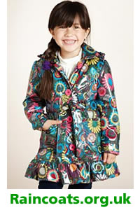 Girls floral mac from M&S - Click to visit