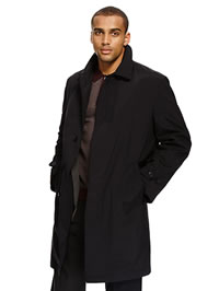 Black mens raincoat from M&S
