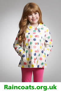 Spotted girls mac - Click to visit John Lewis